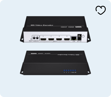 MICROWARE 4K 4 Channels H.265 H.264 HDMI IP Video Streaming