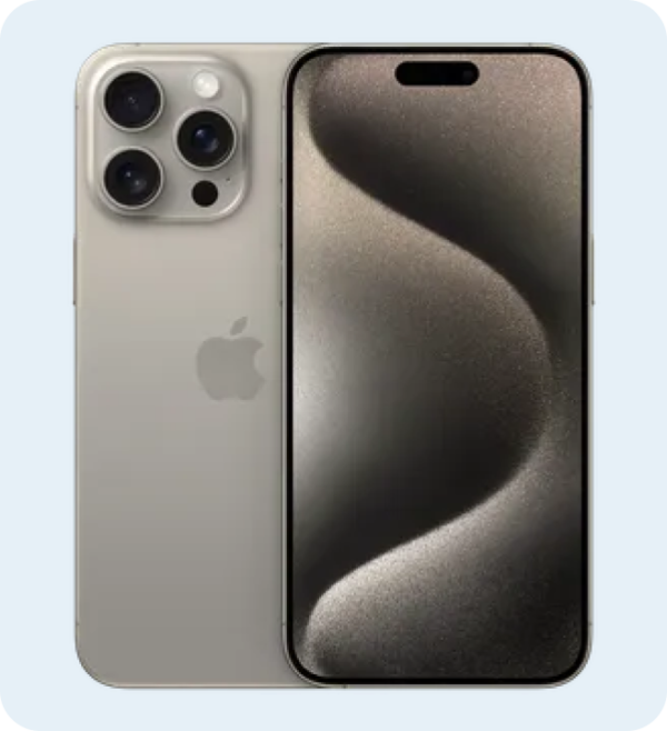 Apple iPhone 15 Pro (256GB, Natural Titanium)
